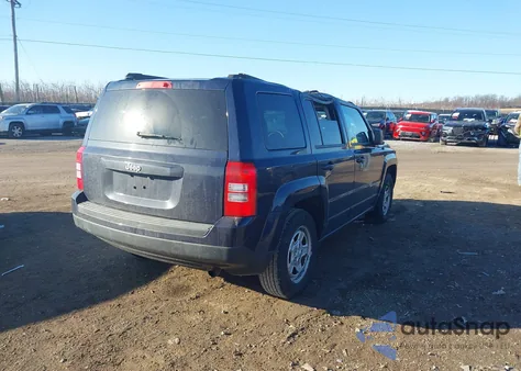 2013 Jeep Patriot Sport from USA, damaged, VIN 1C4NJPBA0DD234803